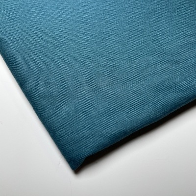 Retalho 25cm x 150cm - Tecido liso de algodão - Azul Petróleo