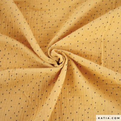 Musselina de algodão - Africa Dots