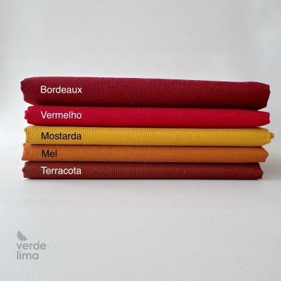 Pack de retalhos - Nylon plastificado - Tons quentes