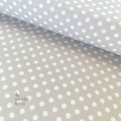 Tecido de Algodão - Cotonet - Bolinhas