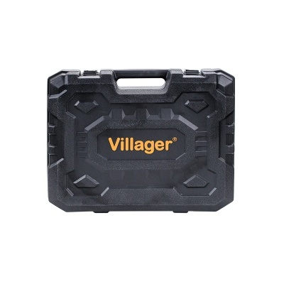 Mala rígida preta Villager com pega integrada