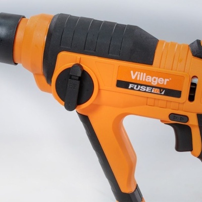 Martelo perfurador elétrico Villager laranja e negro