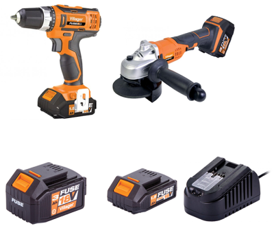 PACK Rebarbadora VLN 4320 + Berbequim VLN3220 FUSE 18 V