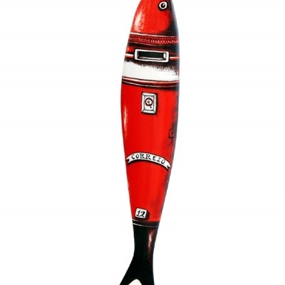 Bordallo Pinheiro Sardinha Correio Decoração