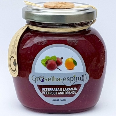 Groselha-Espim Beterraba e Laranja Molho