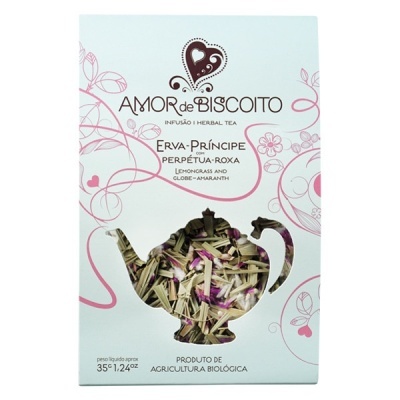 Amor de Biscoito Infusão Erva-Príncipe com Perpétua-Roxa Infusão