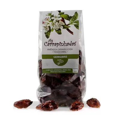 As Carrapinhadas Amêndoa Caramelizada com Gengibre