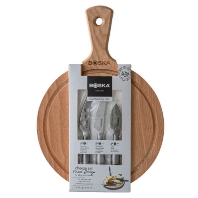 Boska Conjunto Cheese Set Round Amigo Utensílios