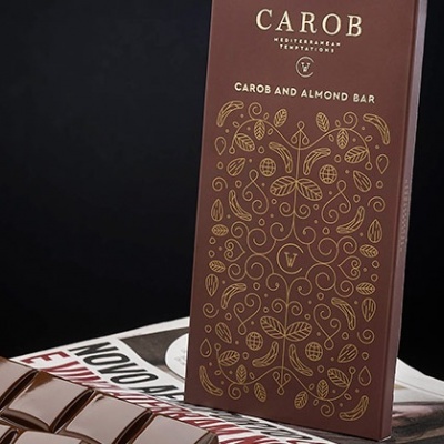Carob Tablete de Alfarroba e Amêndoa Chocolate