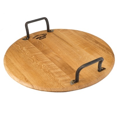 Tonnellerie Mercier Tábua de Servir em Carvalho Francês com Pega Utensílios