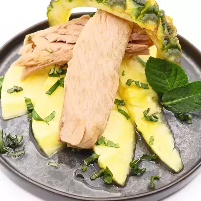 Moliceiro Filetes de Atum com Abacaxi e Hortelã em Azeite Conservas