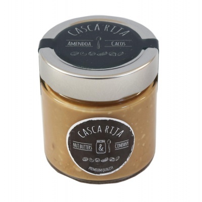 Casca Rija Amêndoa Cacos Manteiga de Amêndoa com Pedaços