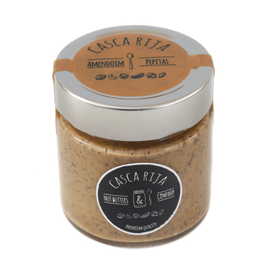 Casca Rija Amendoim Pepitas Manteiga de Amendoim com Chocolate Negro (72% Cacau) Casca Rija Amendoim Pepitas Manteiga de Amendoim com Chocolate Negro (72% Cacau)