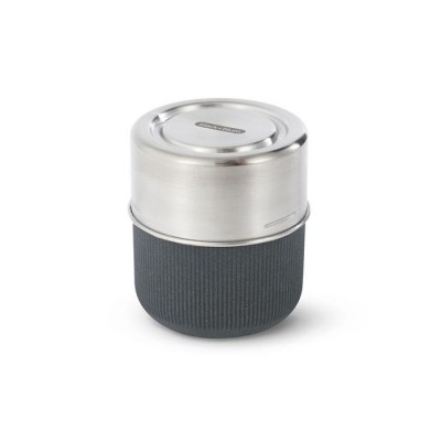 Black Blum Glass Lunch Pot Utensílios