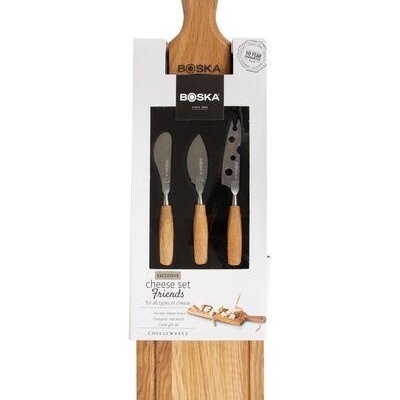 Boska Conjunto Cheese Set Round Amigo Utensílios