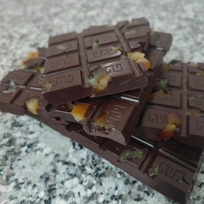 Quinta da Patela Tablete de Chocolate Negro 70% com Laranja Confitada