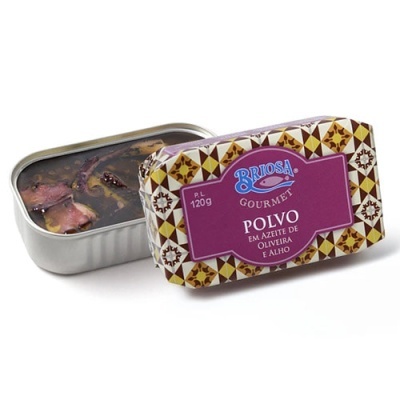 Conservas Briosa Gourmet Polvo em Azeite de Oliveira e Alho Conservas