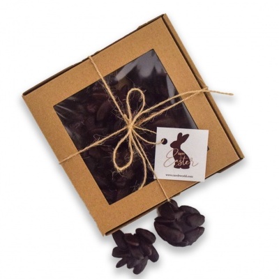 Carob Caixa Amêndoas de Alfarroba Crocante Chocolate