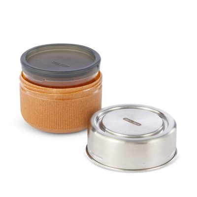 Black Blum Glass Lunch Pot Utensílios