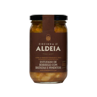 Cozinha da Aldeia Estufado de Borrego com  Batatas e Pimentos Conservas