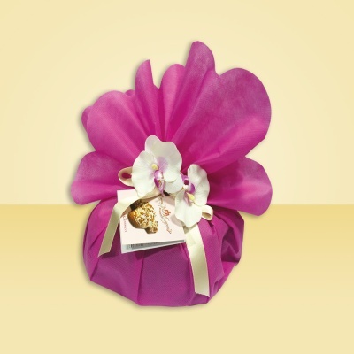 Colomba Clássica Embrulho Rosa Embalada à Mão