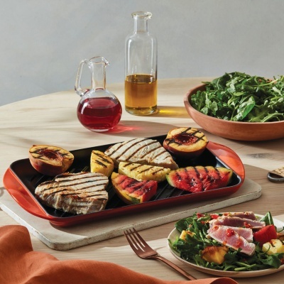 Le Creuset Grelhador Rectangular 32 cm Utensílios