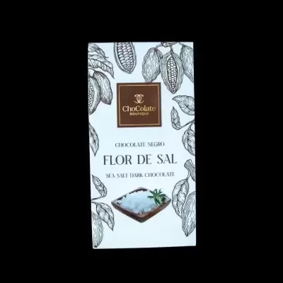 Maria Chocolate Tablete de Chocolate com Flor de Sal Sabores do Chef Chocolate Fabrico Artesanal