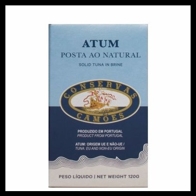Conservas Camões Atum Posta ao Natural Conservas