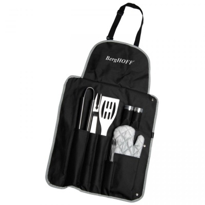 Berghoff Conjunto Avental de Churrasco Nove Peças Utensílios