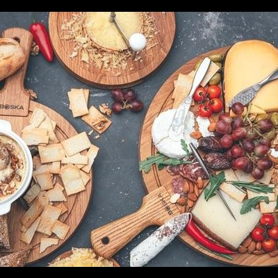 Boska Tábua de Servir Round Friends Utensílios