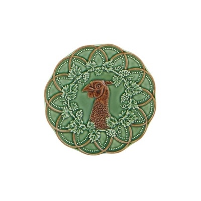 Bordallo Pinheiro Bosque - Prato Pão 15.5 Faisão Decoração