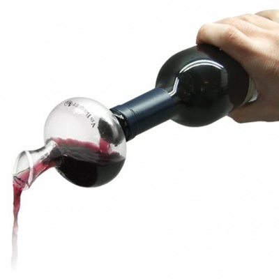 Vin Bouquet Rolha Arejadora Balão de Vidro Utensílios