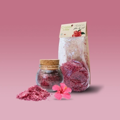 Cristais do Sal Flor de Sal Hibisco