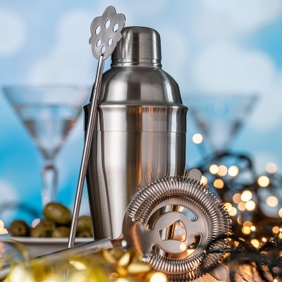 CellarDine Conjunto para Cocktail de Três Peças Utensílios