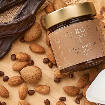 Carob Creme de Alfarroba, Amêndoa e Leite Creme