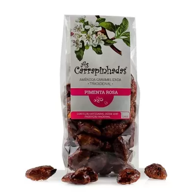 As Carrapinhadas Amêndoa Caramelizada com Pimenta Rosa