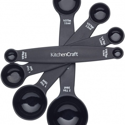 Kitchen Craft Conjunto Quatro Colheres de Medida com Cabo Magnético Utensílios