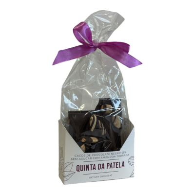 Quinta da Patela Cacos Chocolate Negro 65% sem Açúcar com Amêndoa Torrada