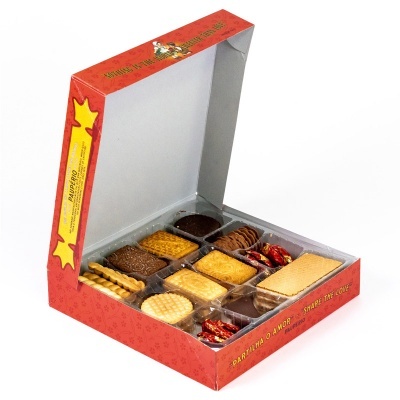 Paupério Sortido Amor Caixa 450g Biscoito