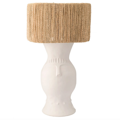 Boxwood&Barrel Candeeiro D34*60cm CAIADO com Abat-Jour