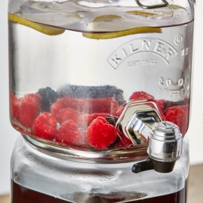 Kilner Dispensador Empilhável com Torneira e Suporte Utensílios