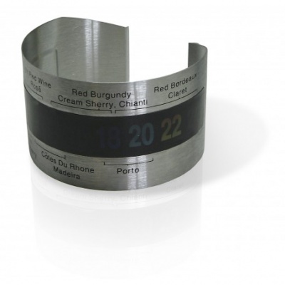 Vin Bouquet Termómetro Analógico Bracelete para Garrafas Utensílios