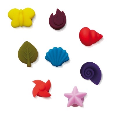 Vin Bouquet Conjunto Oito Marcadores de Copos Coloridos Vinho Utensílios