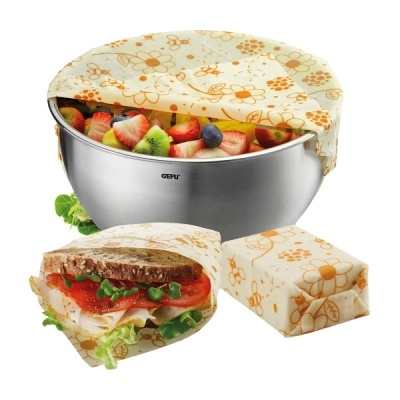 Gefu Conjunto de 3 panos de cera de abelha Utensílios