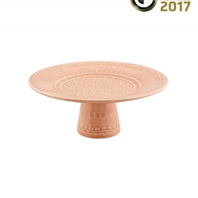 Bordallo Pinheiro Rua Nova -  Prato com Pé 22 Decoração