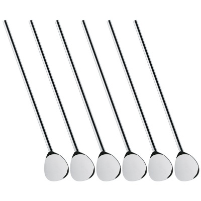 Vin Bouquet Conjunto de 4 Colheres Palha Cocktails Utensílios