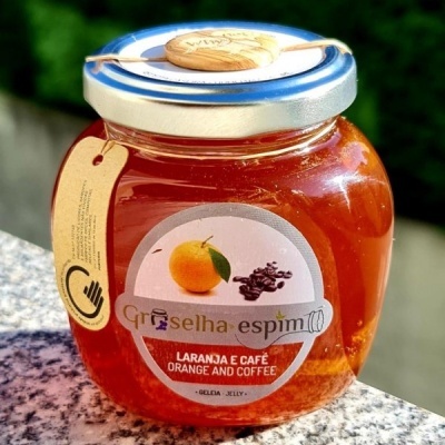 Groselha-Espim Geleia de Laranja e Café Compotas