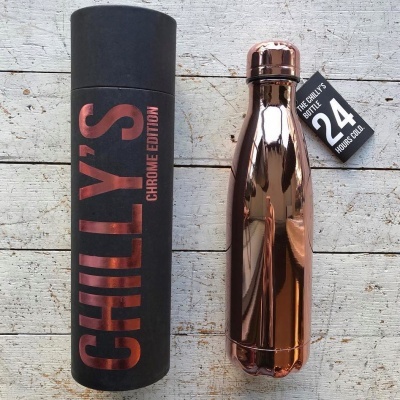Chilly´s Garrafa Isotérmica Rose Gold 500ml Utensílios