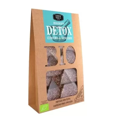 Lisbon Tea Detox - Curcuma & Gengibre -  Infusão Saquetas Bio