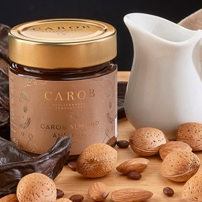 Carob Creme de Alfarroba, Amêndoa e Leite Creme